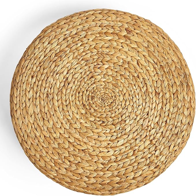 Water Hyacinth Floor Pouffe