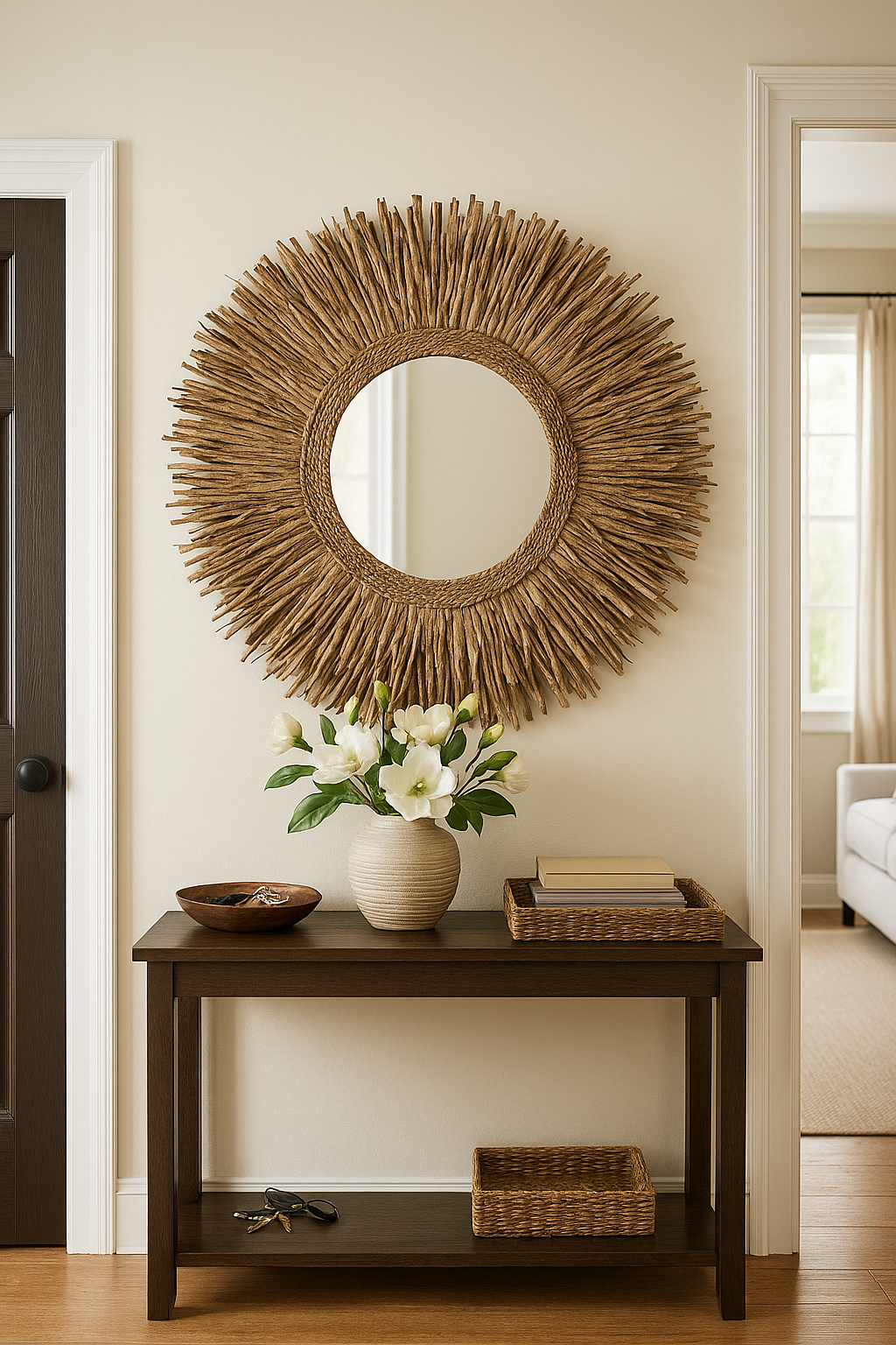 Water Hyacinth Sun Mirror