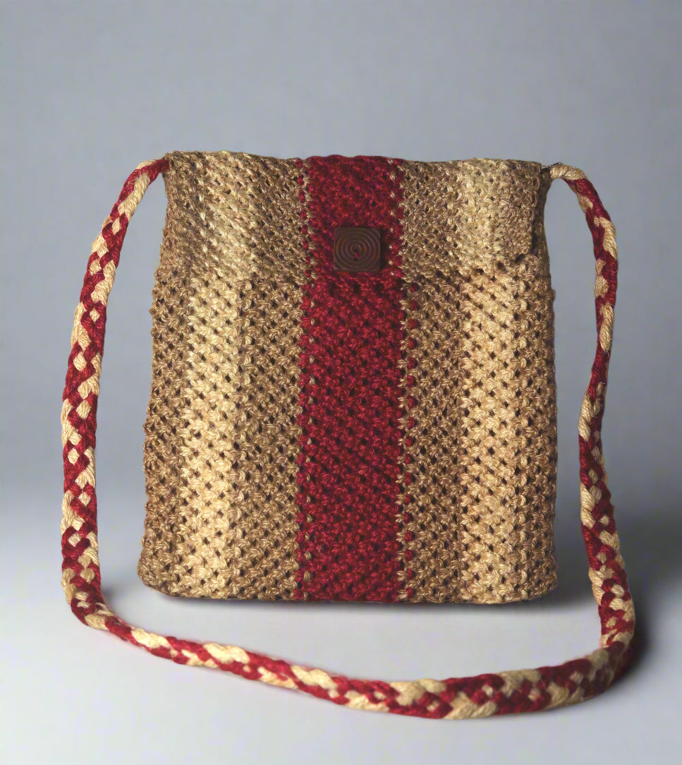Jute Macrame Sling Bags
