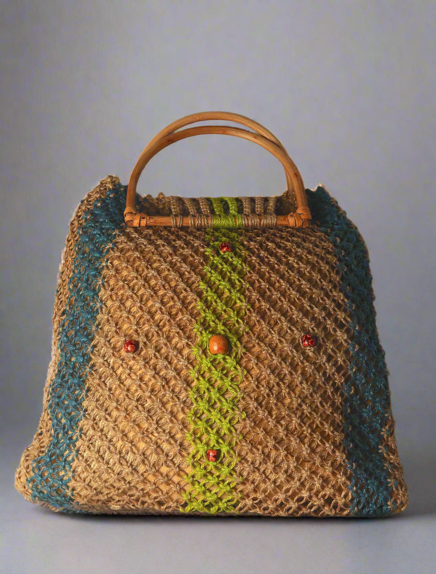 Jute Macramé Aura Handbag