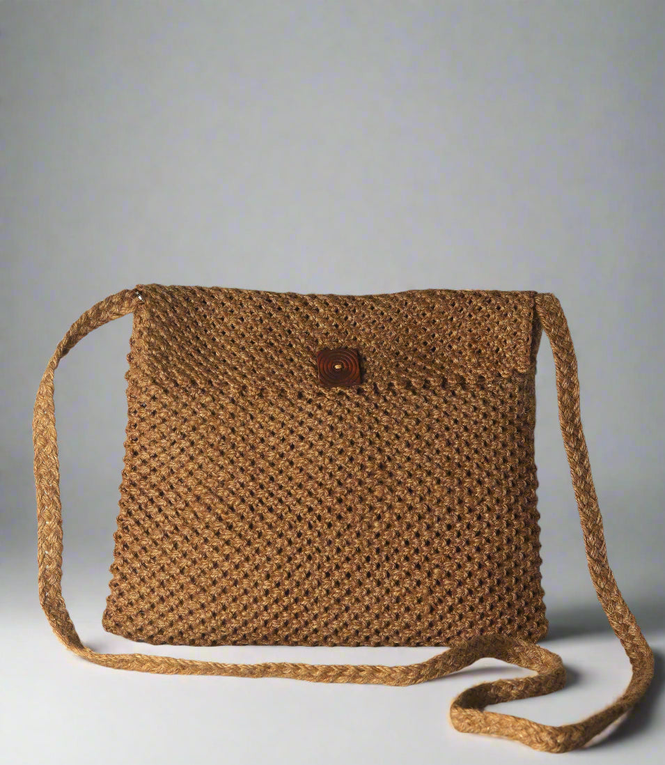 Jute Macrame Sling Bags
