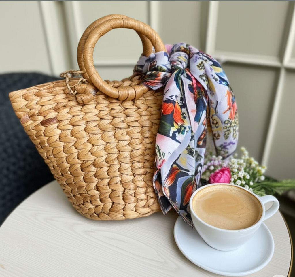 Petite Water Hyacinth Bag