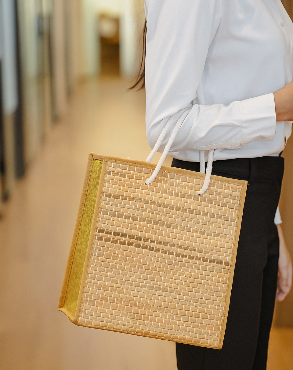 Water Hyacinth and Jute Tiffin Bag