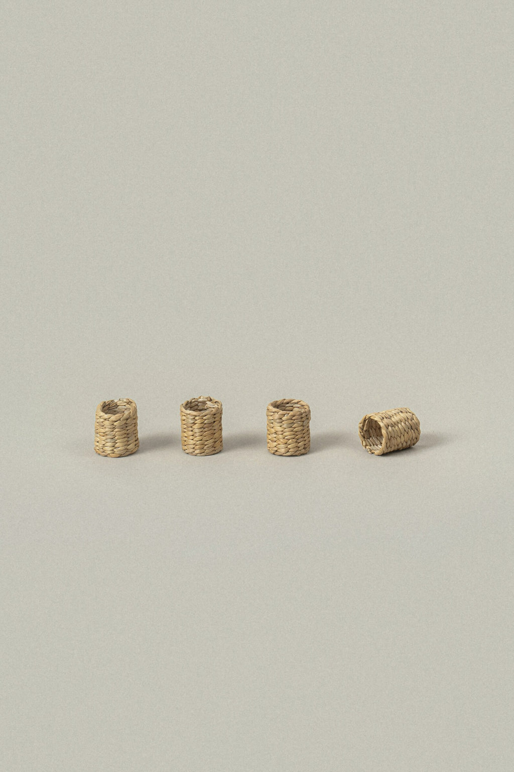 Water Hyacinth Napkin Rings ( set of 4)
