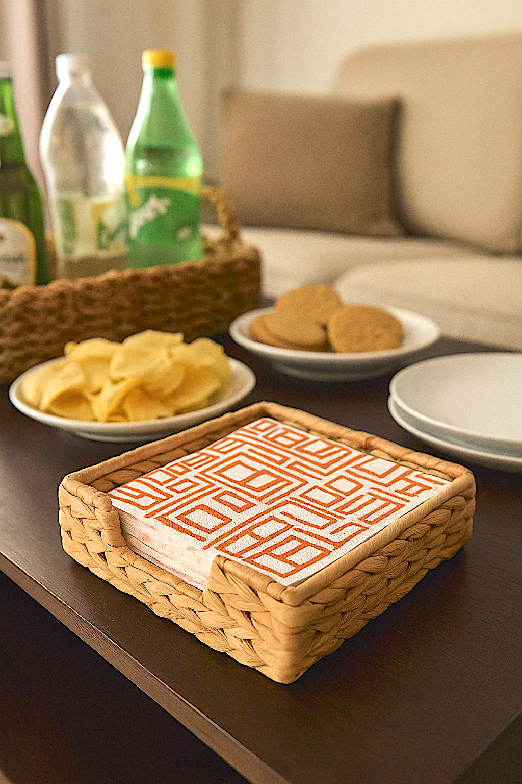 Water Hyacinth Napkin Tray