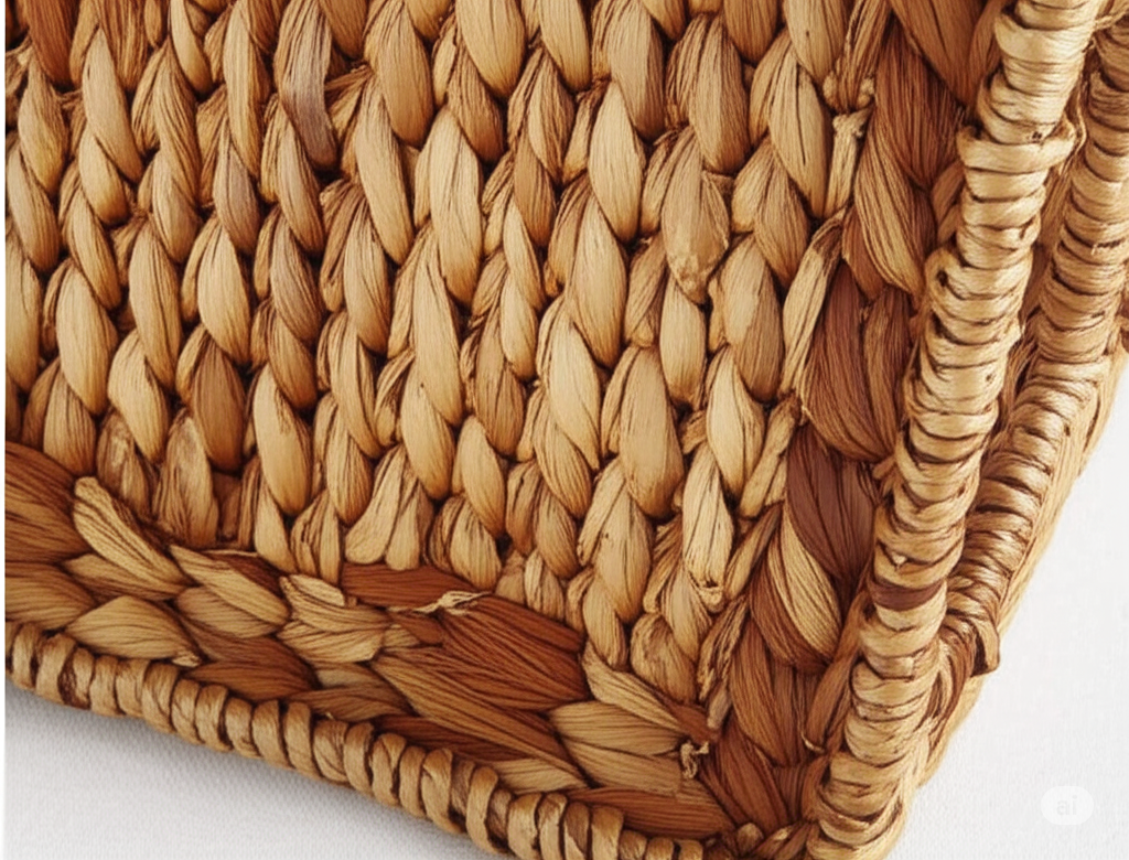 Water Hyacinth Rectangular Tray